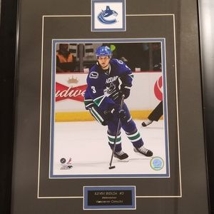 Framed Kevin Bieksa Picture.